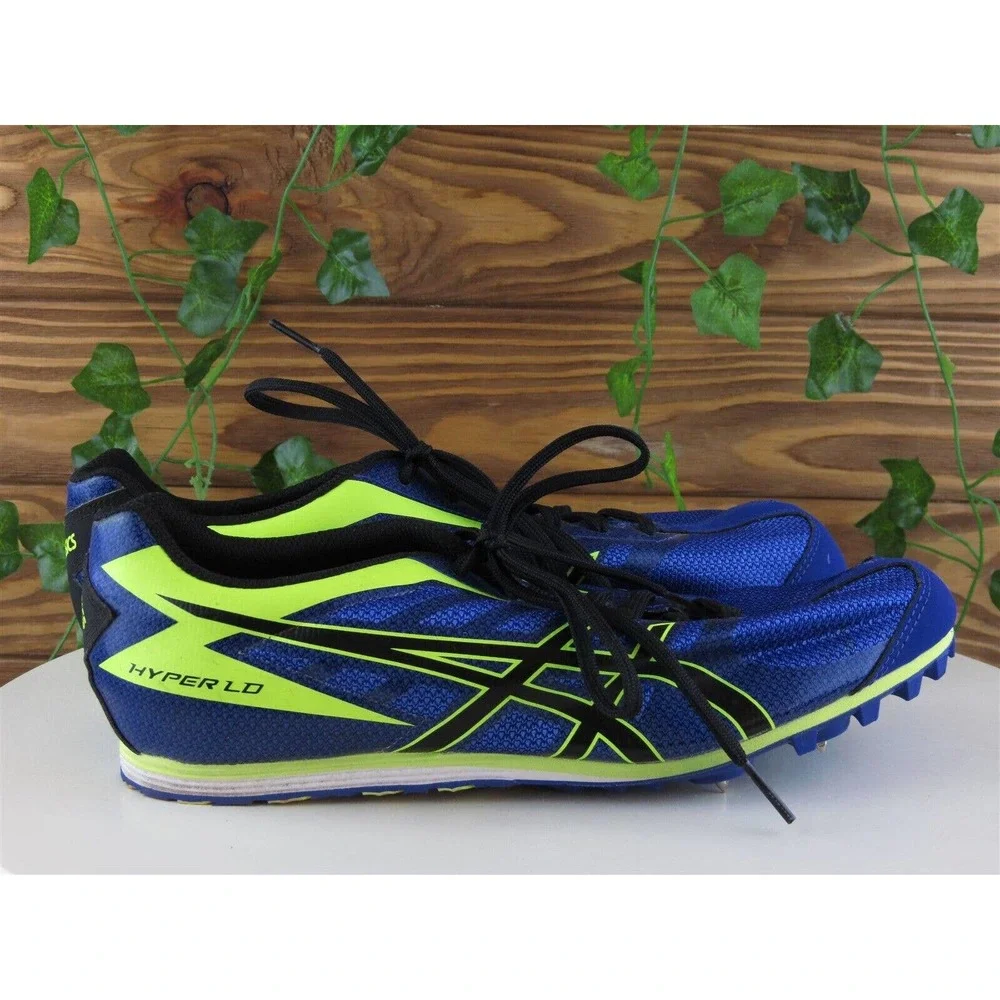 ASICS Sz 8 Sneaker Blue Synthetic Men Hyper LO‎ Medium (D, M) Athletic